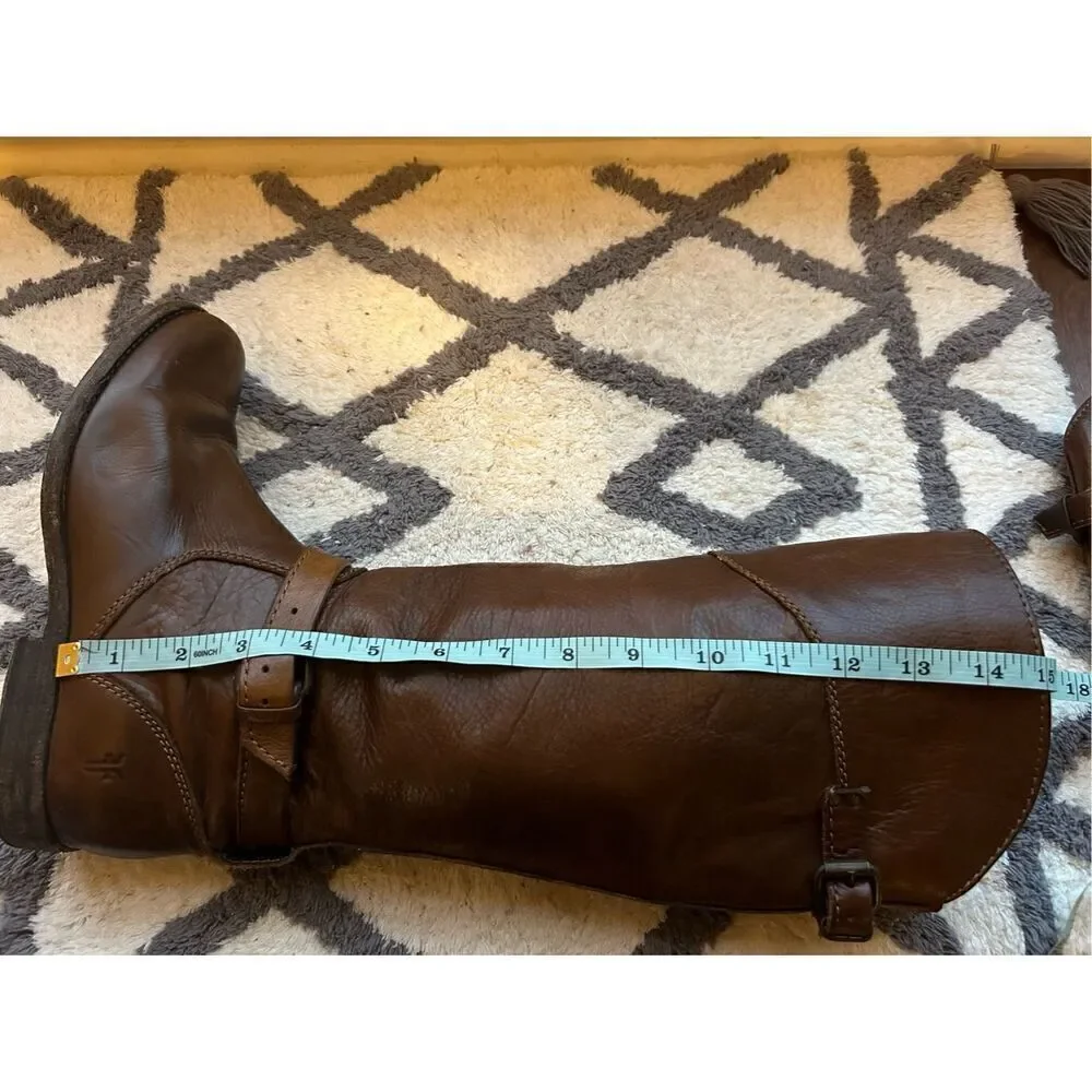 FRYE Phillip Tall Riding boots brown 7B 3476844